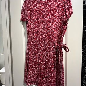 Mi Ami red/pink/white a line dress